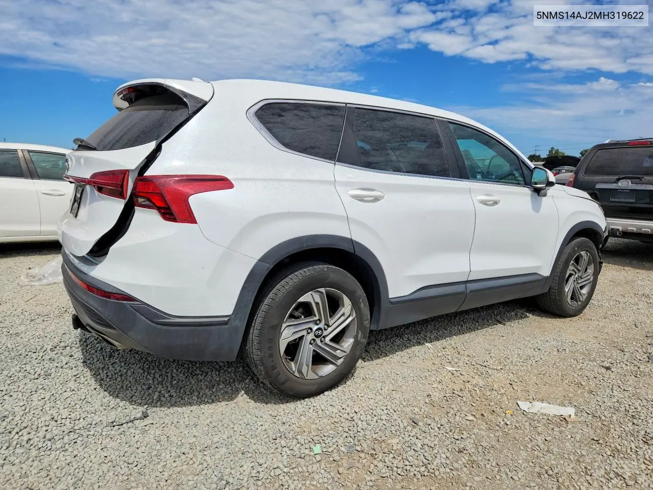 2021 Hyundai Santa Fe Se VIN: 5NMS14AJ2MH319622 Lot: 60452766