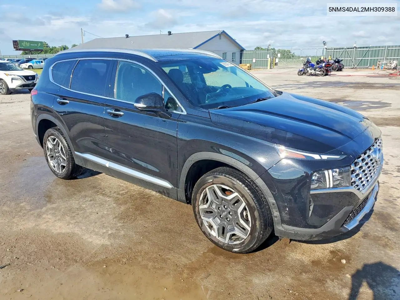 2021 Hyundai Santa Fe Limited VIN: 5NMS4DAL2MH309388 Lot: 61047516