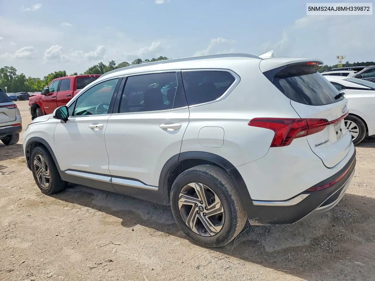2021 Hyundai Santa Fe Sel VIN: 5NMS24AJ8MH339872 Lot: 61542386