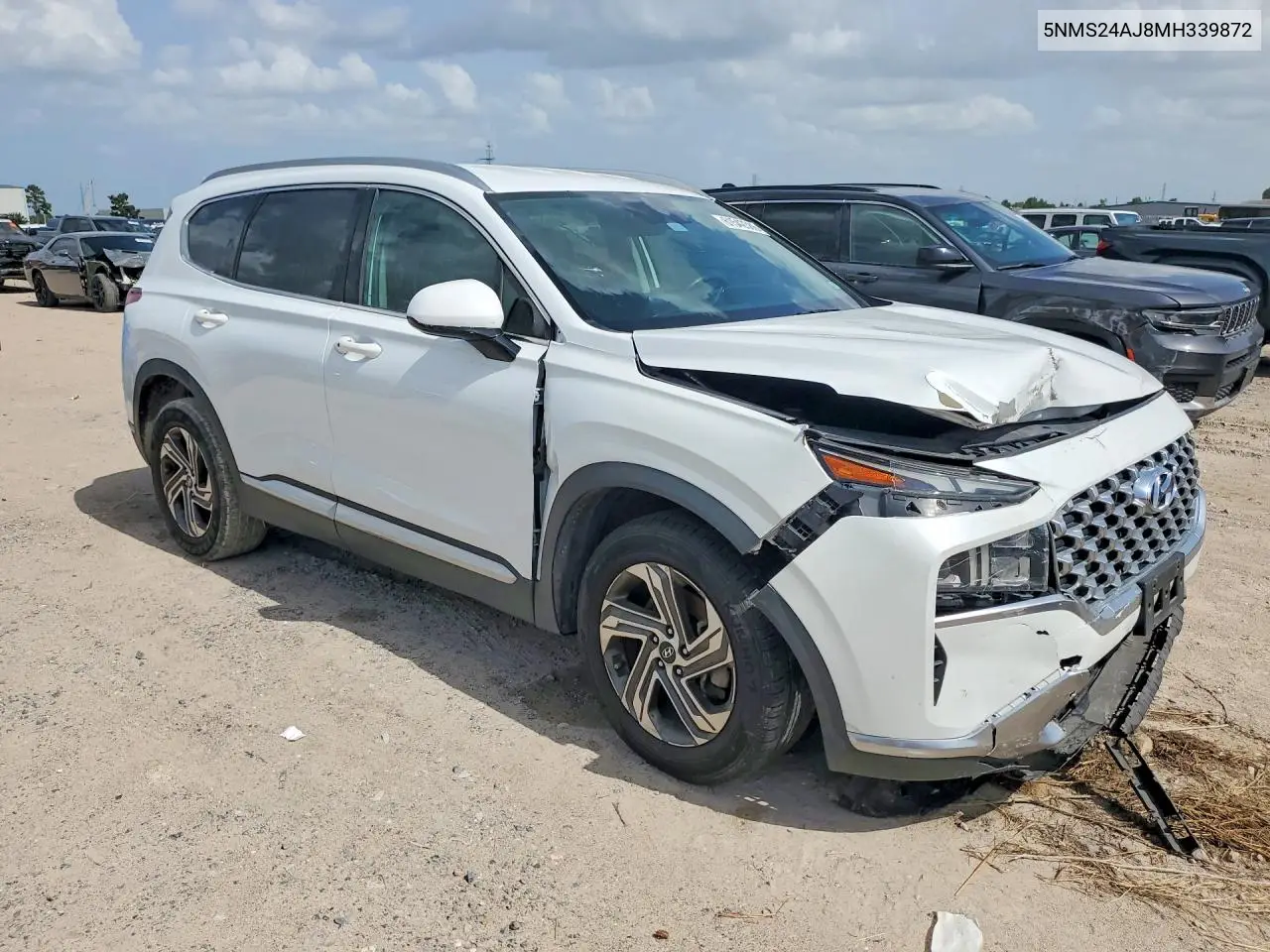 2021 Hyundai Santa Fe Sel VIN: 5NMS24AJ8MH339872 Lot: 61542386