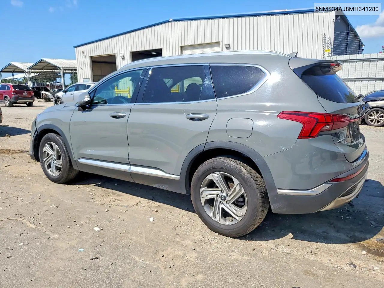 2021 Hyundai Santa Fe Sel VIN: 5NMS34AJ8MH341280 Lot: 61680766