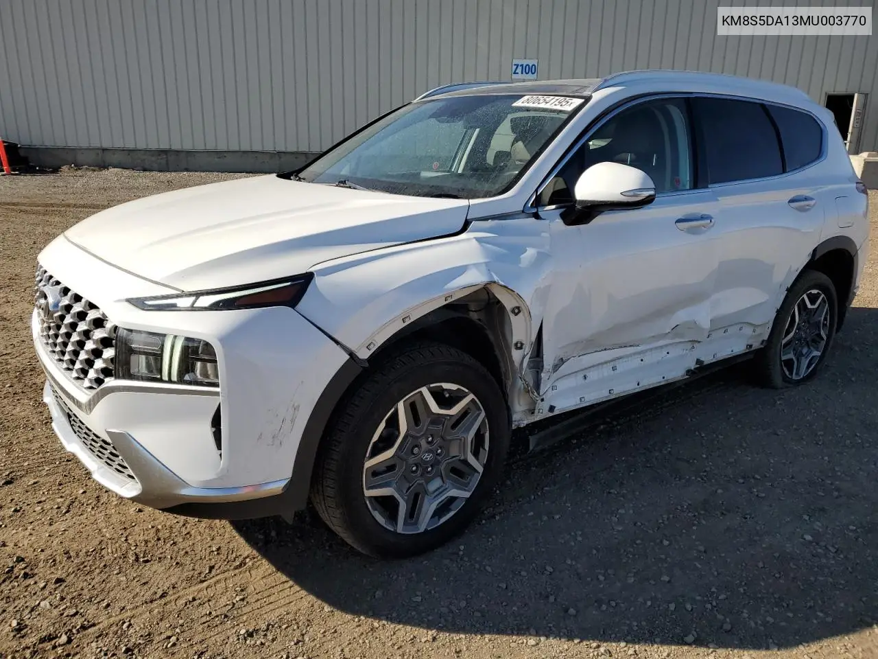 KM8S5DA13MU003770 2021 Hyundai Santa Fe Limited