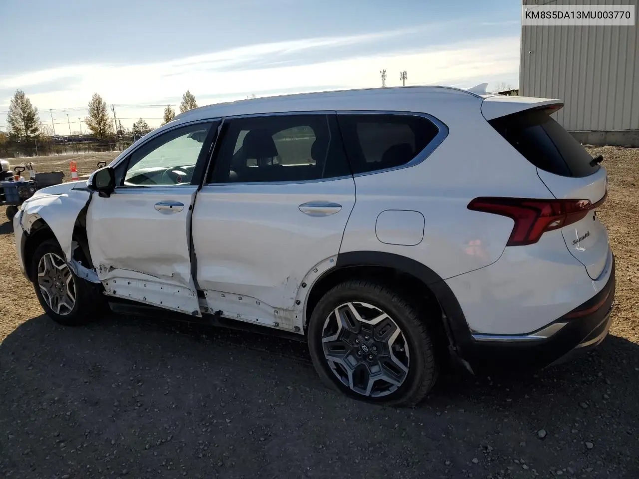 KM8S5DA13MU003770 2021 Hyundai Santa Fe Limited