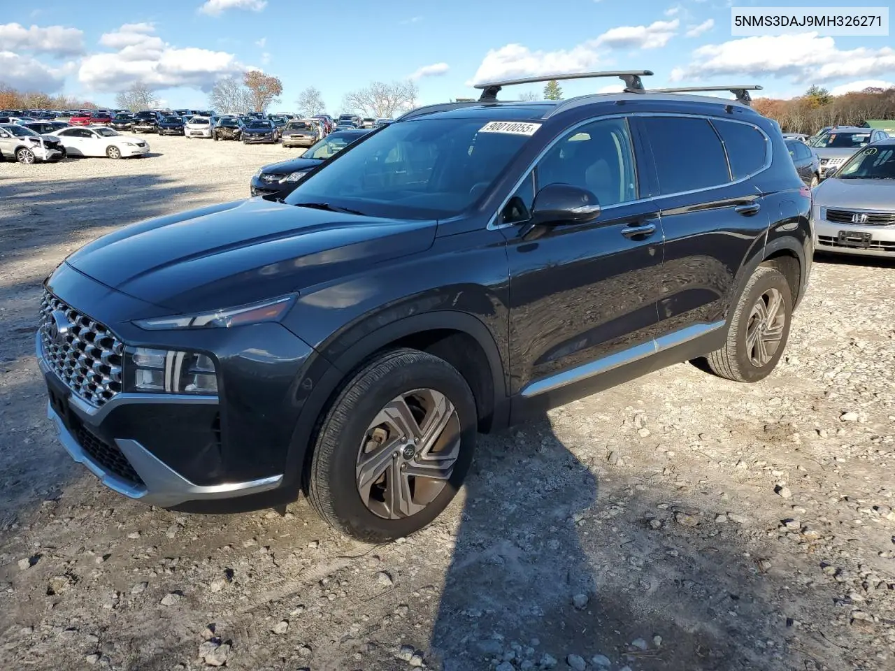 5NMS3DAJ9MH326271 2021 Hyundai Santa Fe Sel