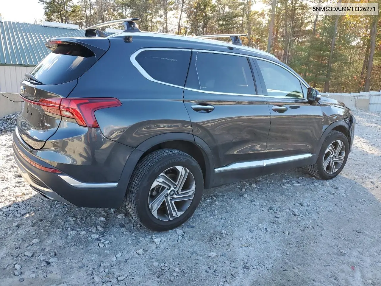 5NMS3DAJ9MH326271 2021 Hyundai Santa Fe Sel