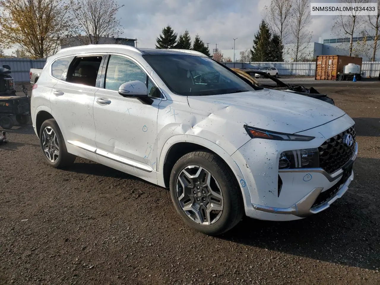 5NMS5DAL0MH334433 2021 Hyundai Santa Fe Calligraphy