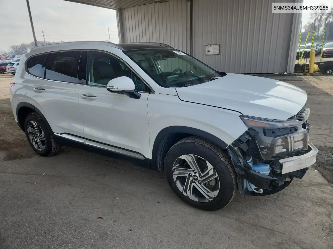 5NMS34AJ8MH339285 2021 Hyundai Santa Fe Sel