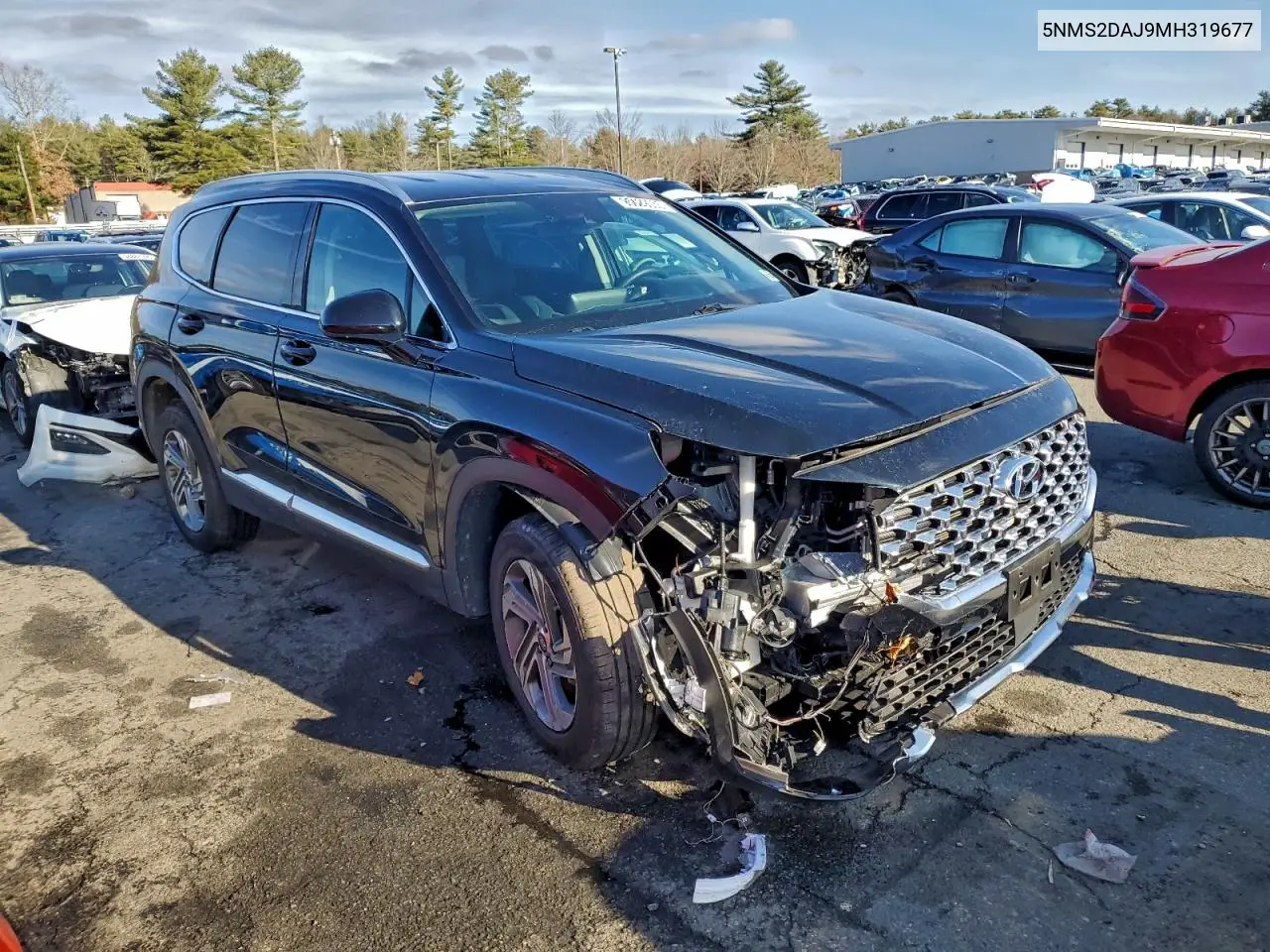 5NMS2DAJ9MH319677 2021 Hyundai Santa Fe Sel