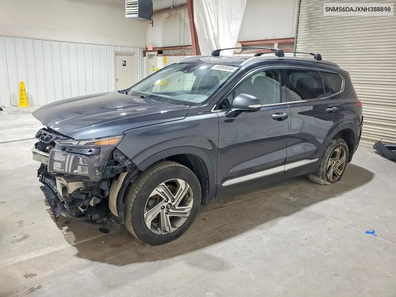 2022 Hyundai Santa Fe Sel VIN: 5NMS6DAJXNH388898 Lot: 60989046