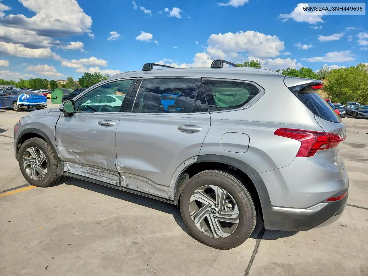 2022 Hyundai Santa Fe Sel VIN: 5NMS24AJ3NH449696 Lot: 61619186