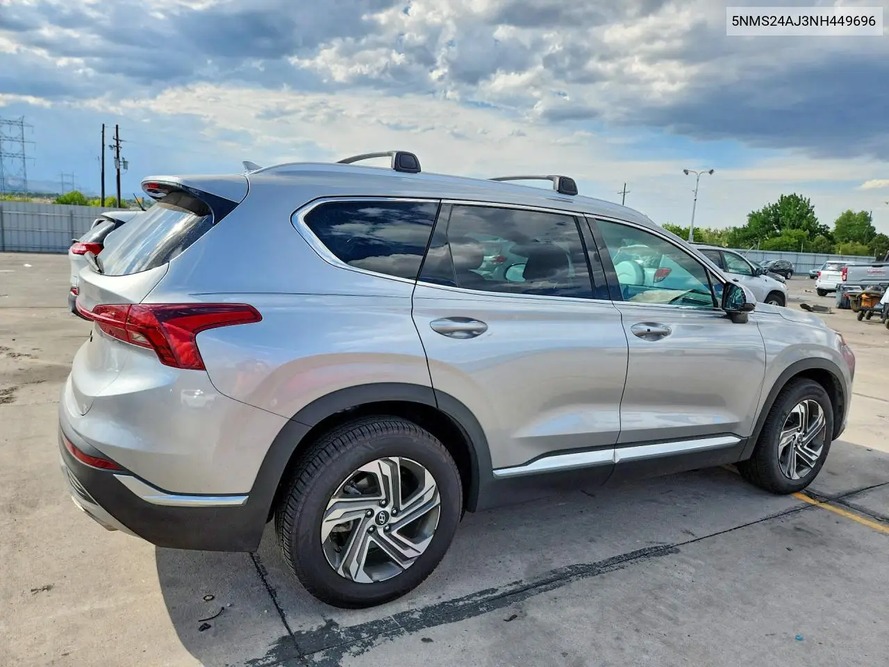 2022 Hyundai Santa Fe Sel VIN: 5NMS24AJ3NH449696 Lot: 61619186
