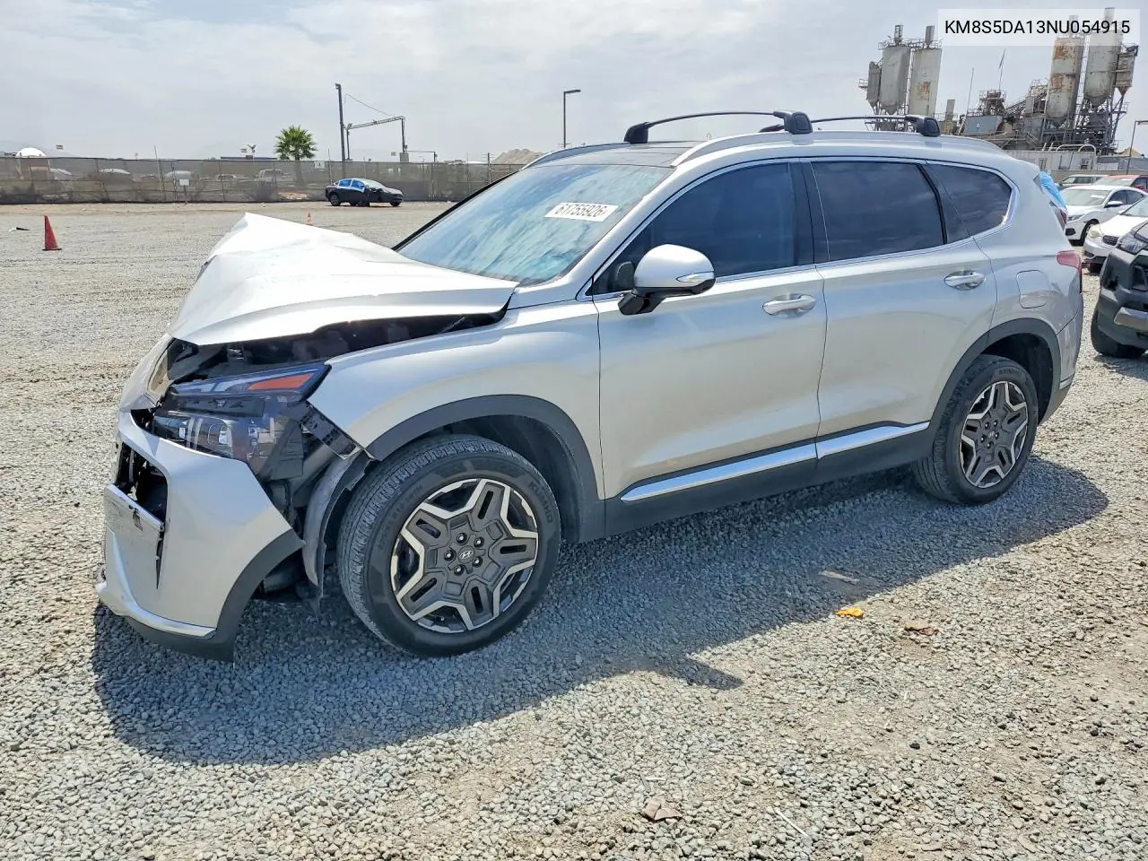 2022 Hyundai Santa Fe Limited VIN: KM8S5DA13NU054915 Lot: 61755926