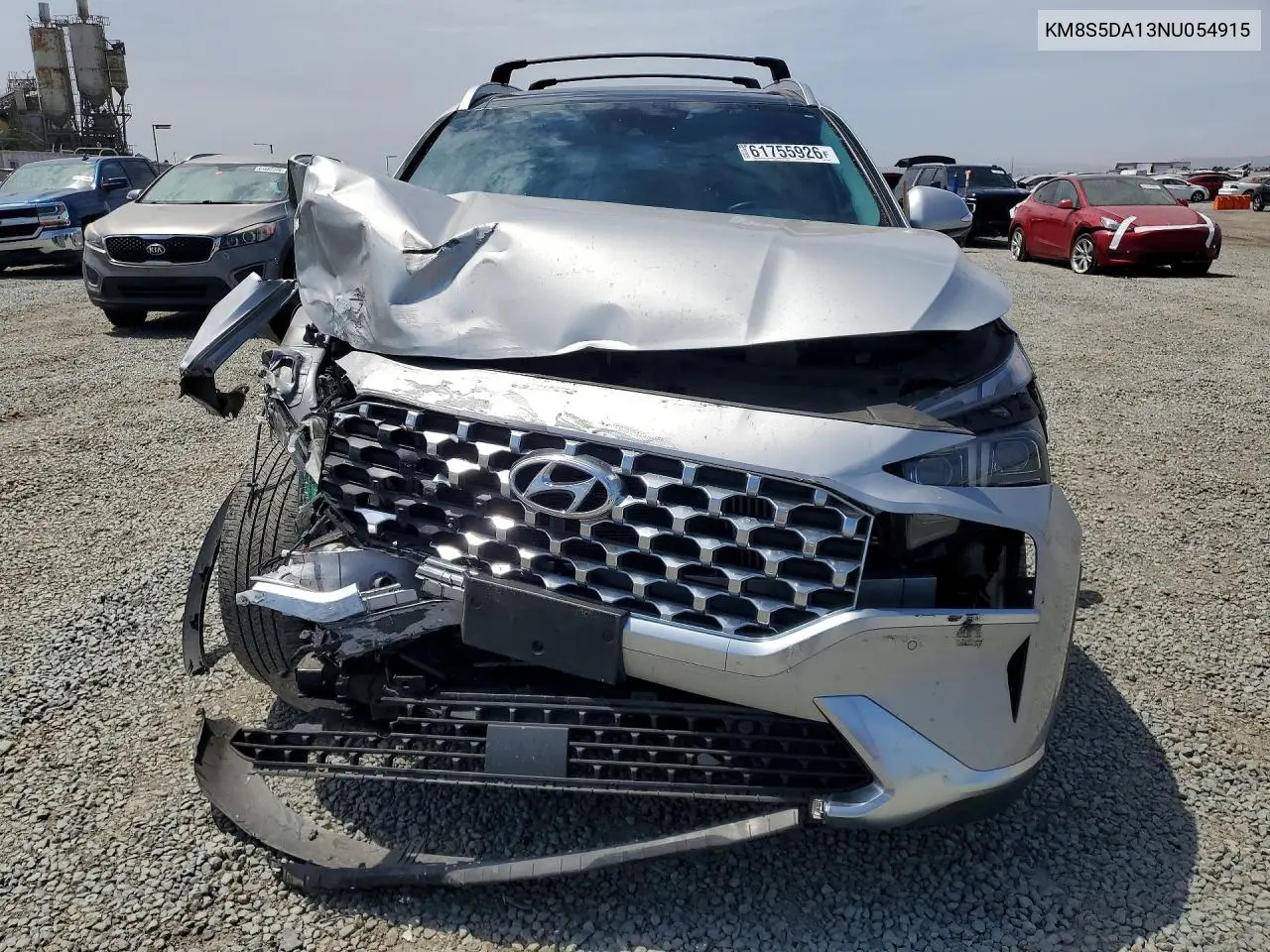 2022 Hyundai Santa Fe Limited VIN: KM8S5DA13NU054915 Lot: 61755926