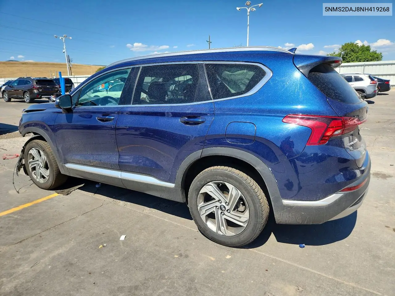 2022 Hyundai Santa Fe Sel VIN: 5NMS2DAJ8NH419268 Lot: 61871406