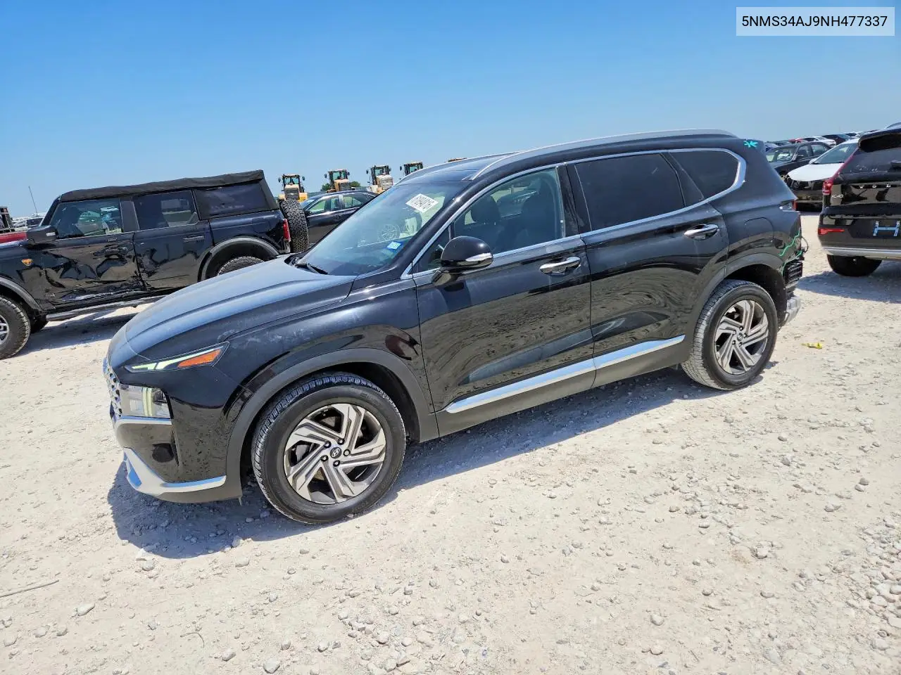 5NMS34AJ9NH477337 2022 Hyundai Santa Fe Sel
