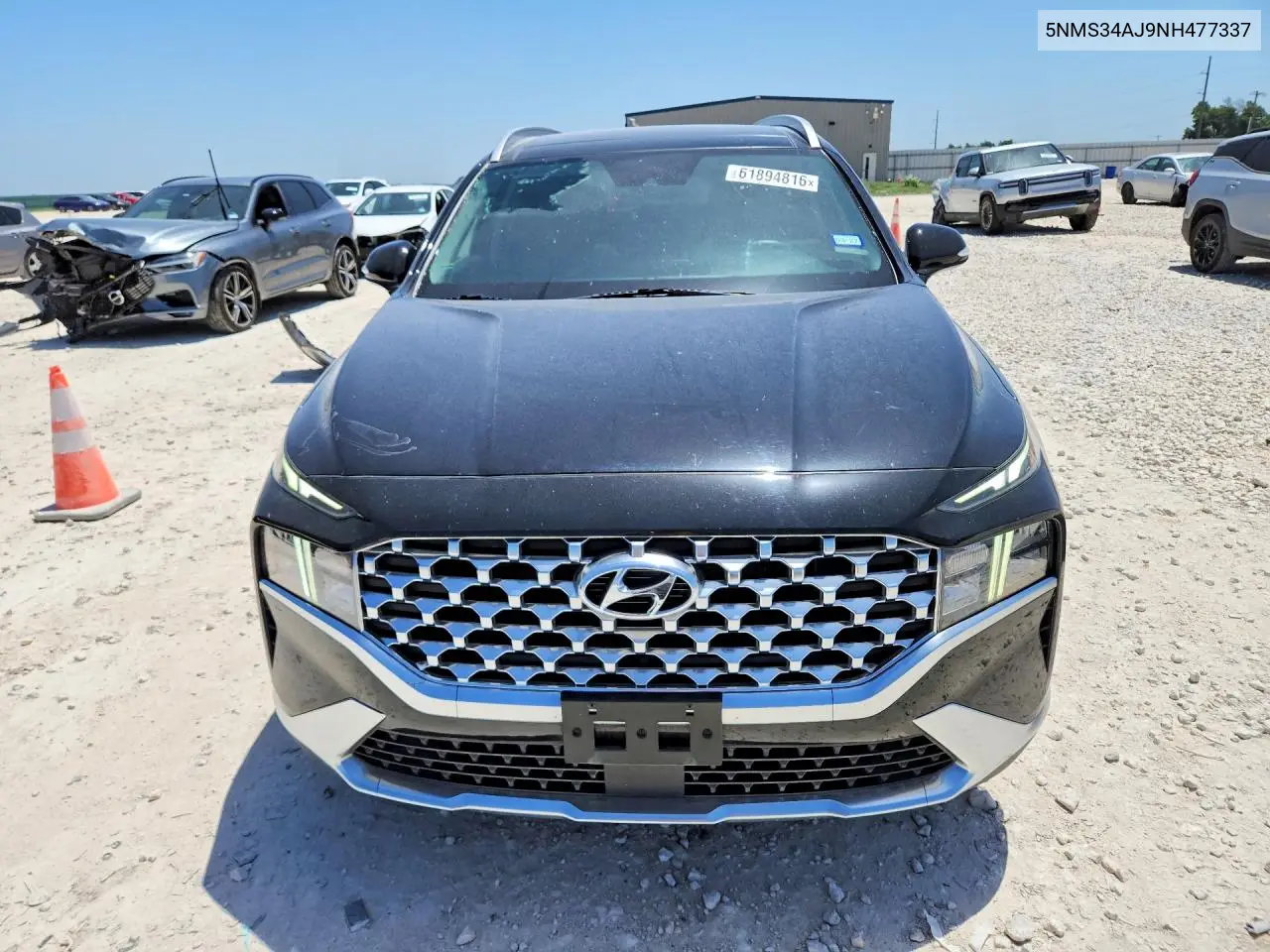 5NMS34AJ9NH477337 2022 Hyundai Santa Fe Sel