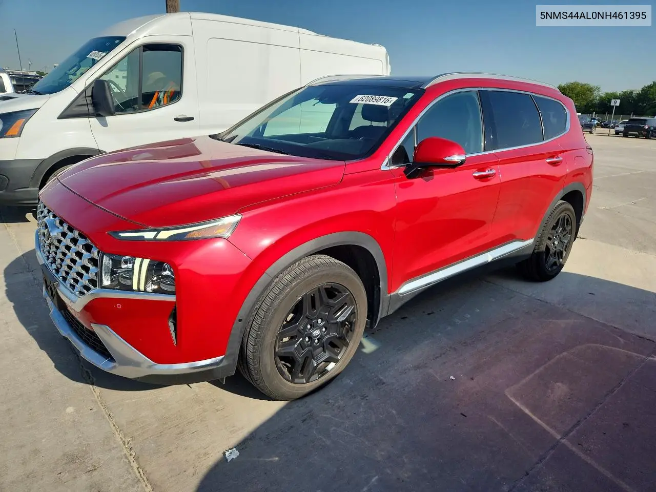 2022 Hyundai Santa Fe Limited VIN: 5NMS44AL0NH461395 Lot: 62089816