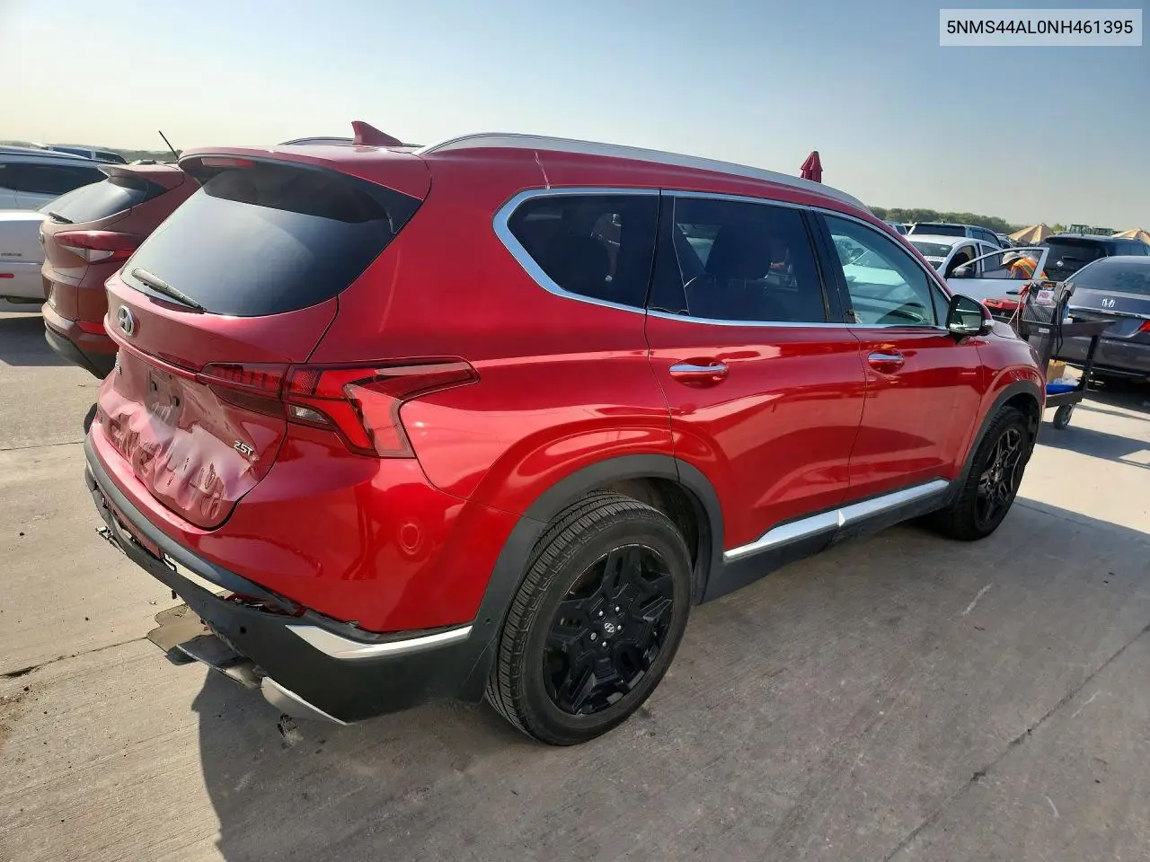 2022 Hyundai Santa Fe Limited VIN: 5NMS44AL0NH461395 Lot: 62089816
