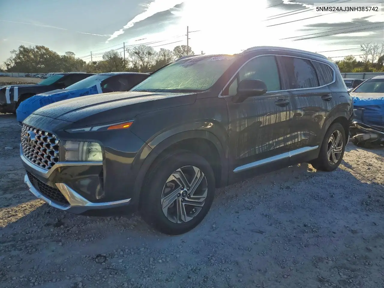 5NMS24AJ3NH385742 2022 Hyundai Santa Fe Sel