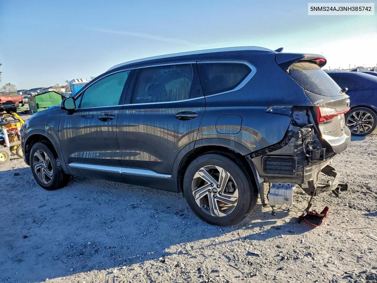 5NMS24AJ3NH385742 2022 Hyundai Santa Fe Sel