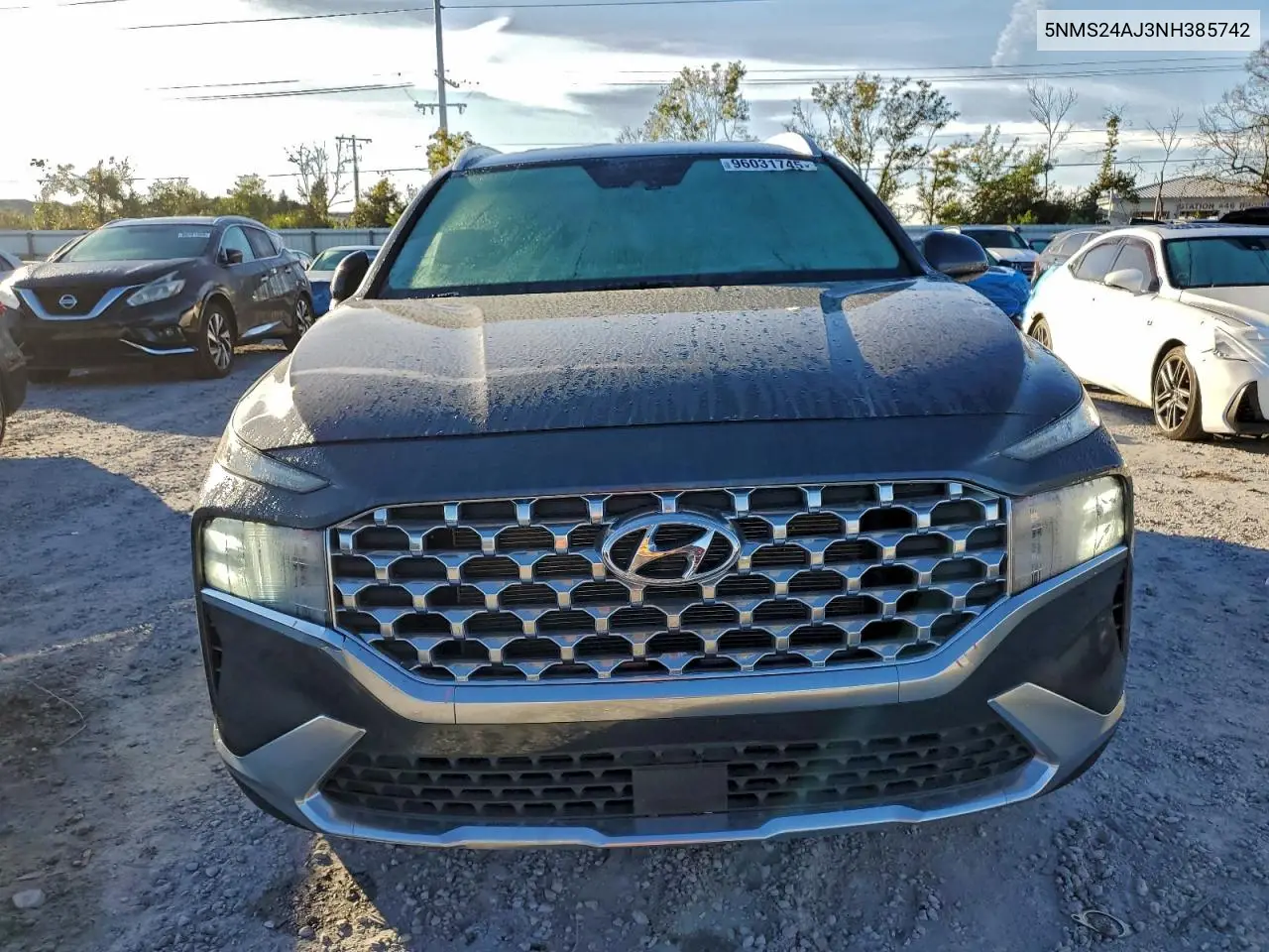 5NMS24AJ3NH385742 2022 Hyundai Santa Fe Sel