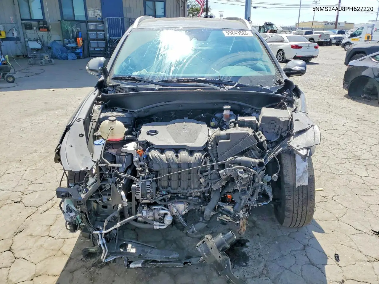 2023 Hyundai Santa Fe Sel VIN: 5NMS24AJ8PH627220 Lot: 59843526
