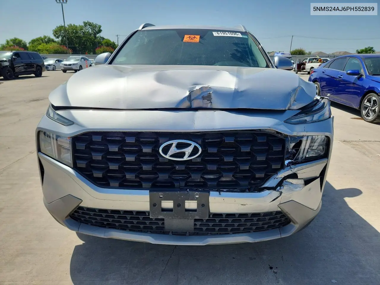 2023 Hyundai Santa Fe Sel VIN: 5NMS24AJ6PH552839 Lot: 61951096