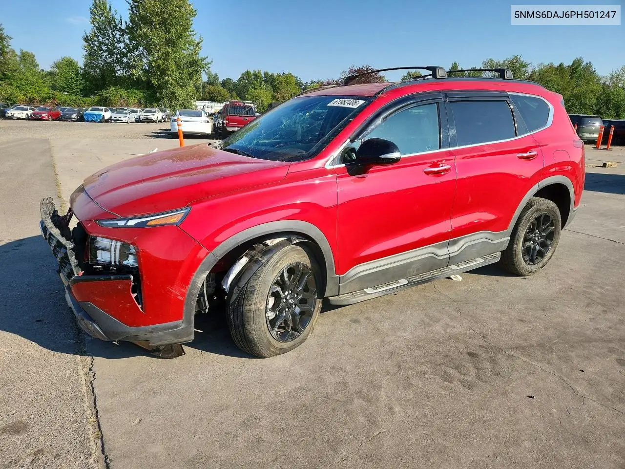 2023 Hyundai Santa Fe Xrt VIN: 5NMS6DAJ6PH501247 Lot: 61982406