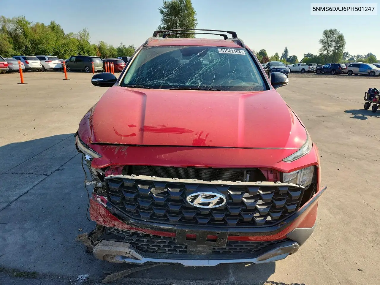 2023 Hyundai Santa Fe Xrt VIN: 5NMS6DAJ6PH501247 Lot: 61982406