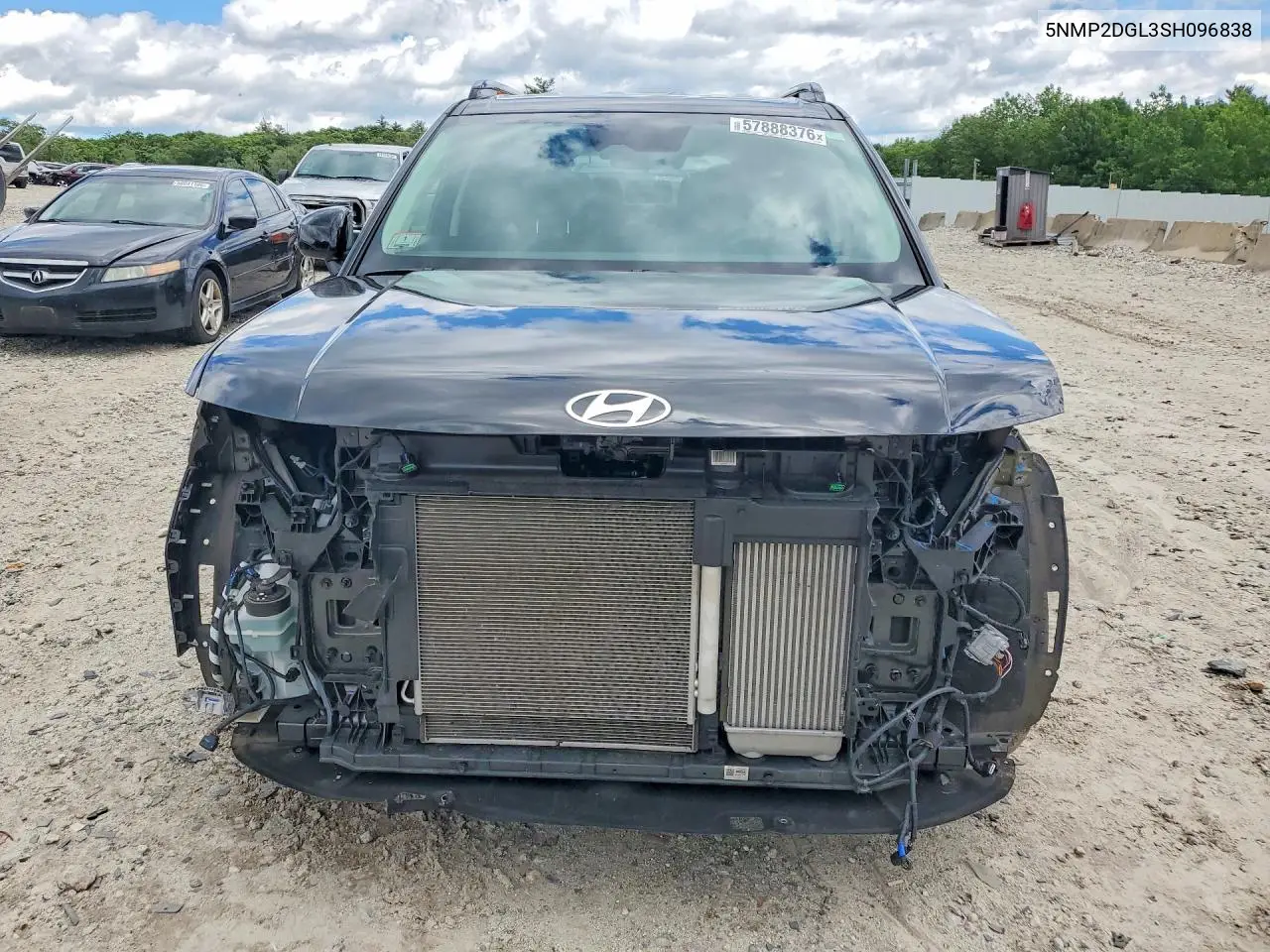 2025 Hyundai Santa Fe Sel VIN: 5NMP2DGL3SH096838 Lot: 57888376