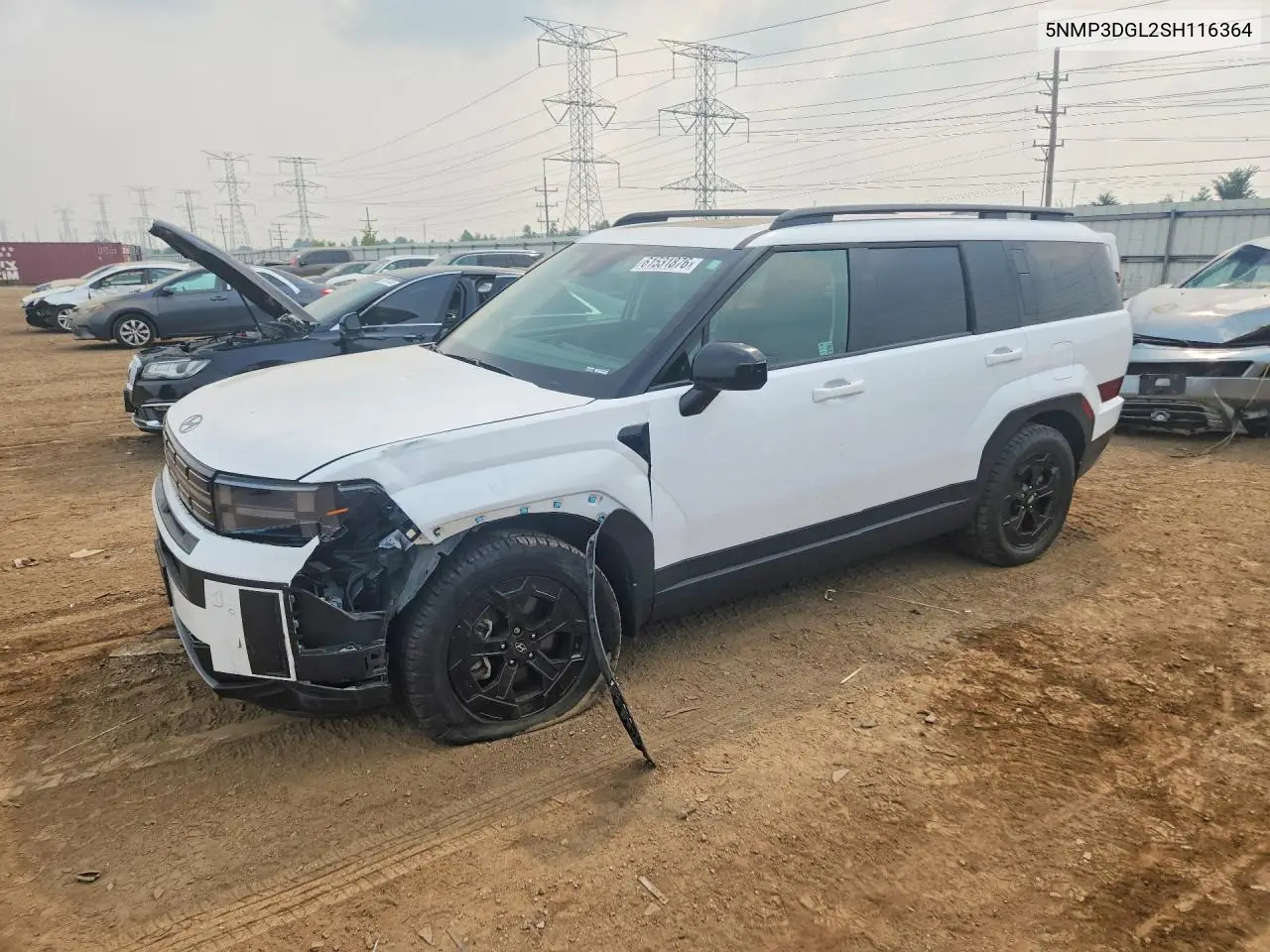 2025 Hyundai Santa Fe Xrt VIN: 5NMP3DGL2SH116364 Lot: 61531876