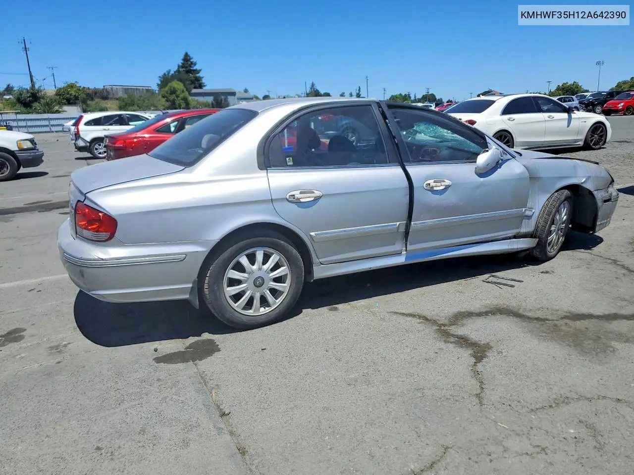 2002 Hyundai Sonata Gls VIN: KMHWF35H12A642390 Lot: 57162786