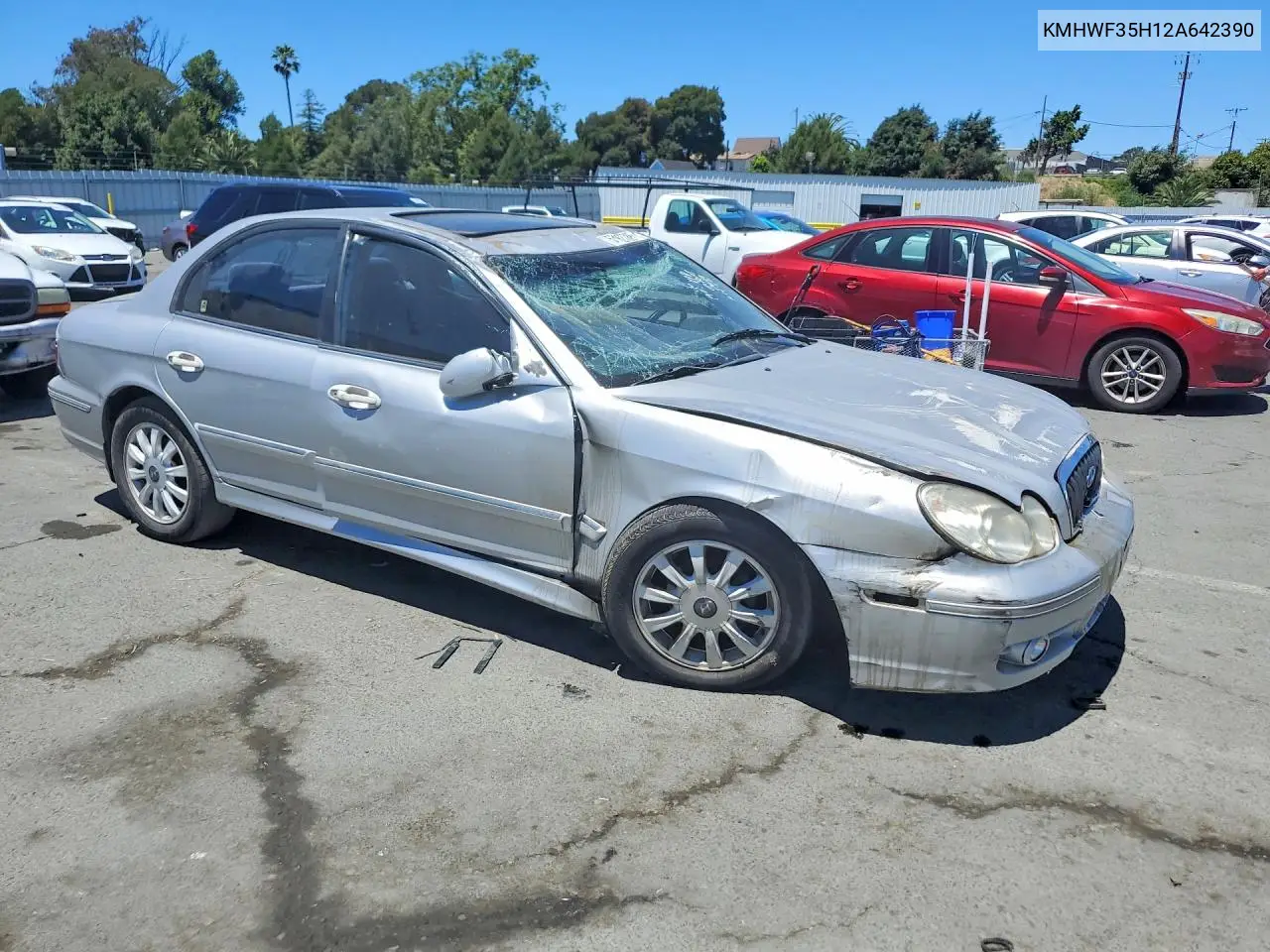 2002 Hyundai Sonata Gls VIN: KMHWF35H12A642390 Lot: 57162786