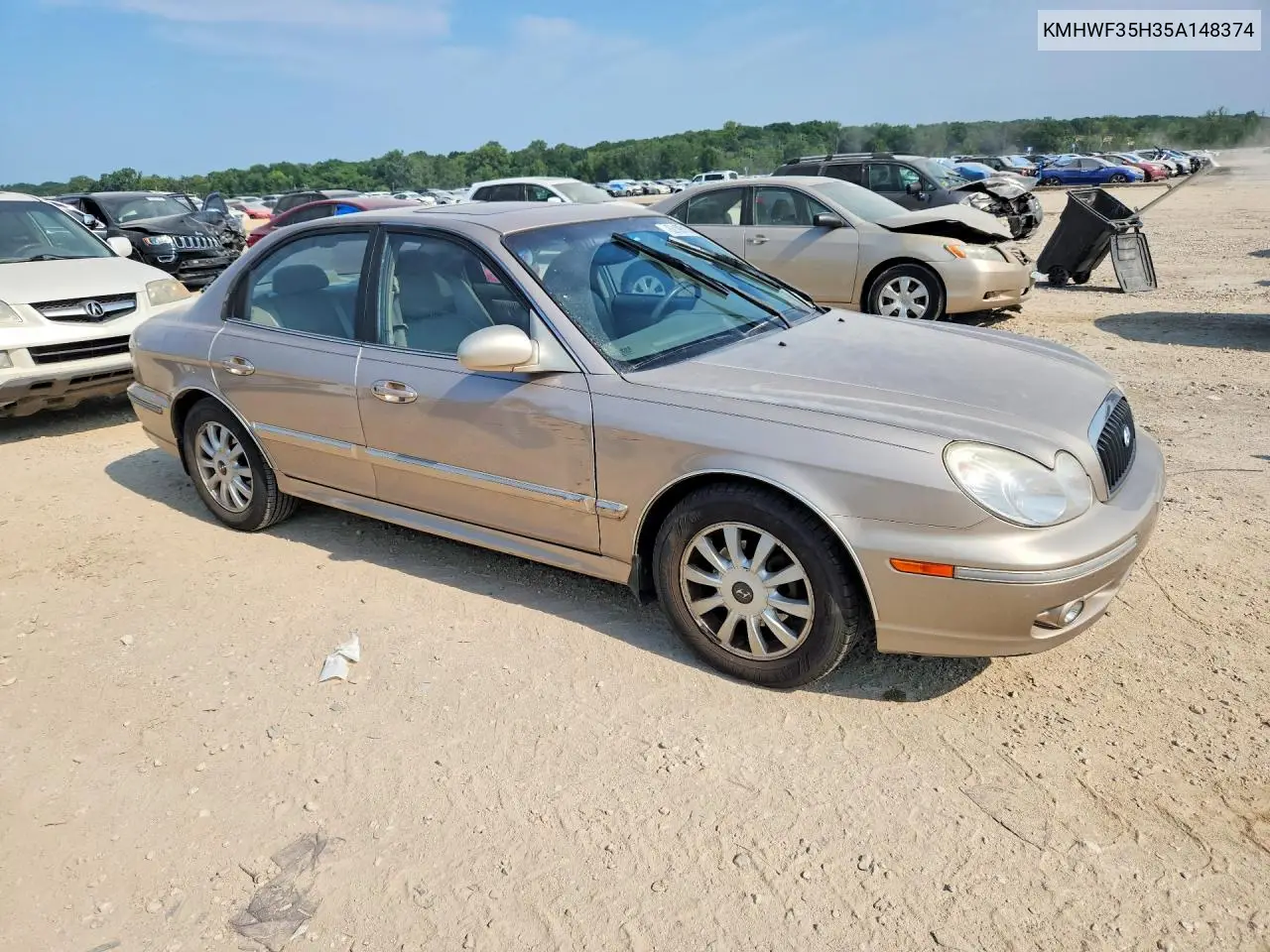 KMHWF35H35A148374 2005 Hyundai Sonata Gls
