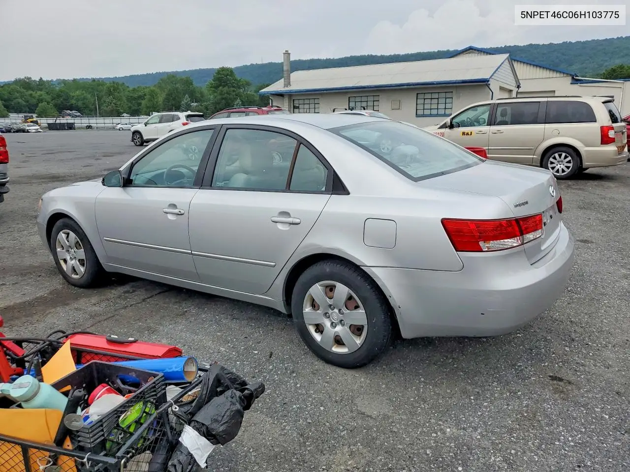 2006 Hyundai Sonata Gl VIN: 5NPET46C06H103775 Lot: 62253416