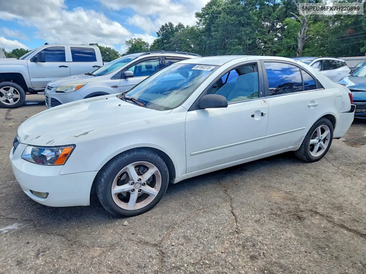 2007 Hyundai Sonata Se VIN: 5NPEU46FX7H220899 Lot: 58160376