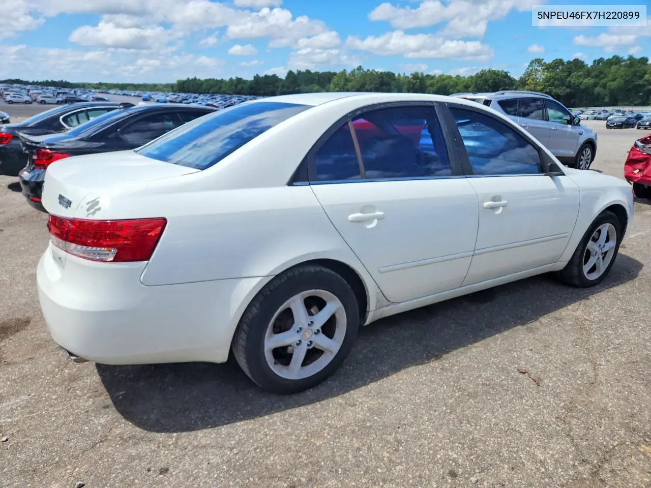 2007 Hyundai Sonata Se VIN: 5NPEU46FX7H220899 Lot: 58160376