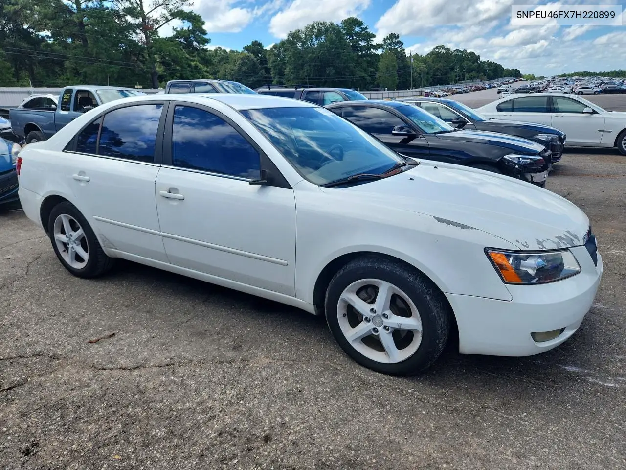 2007 Hyundai Sonata Se VIN: 5NPEU46FX7H220899 Lot: 58160376
