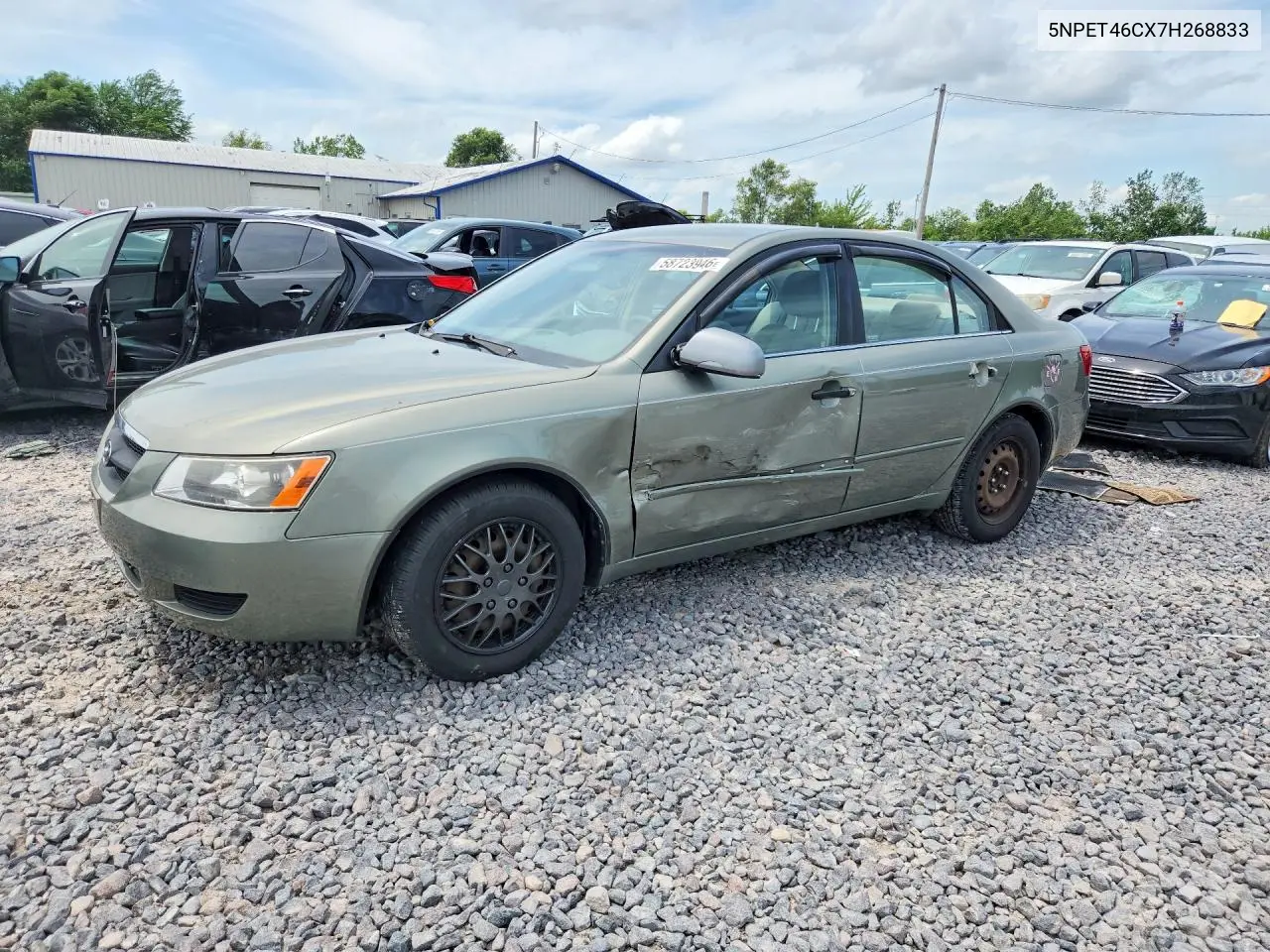 2007 Hyundai Sonata Gls VIN: 5NPET46CX7H268833 Lot: 58723946