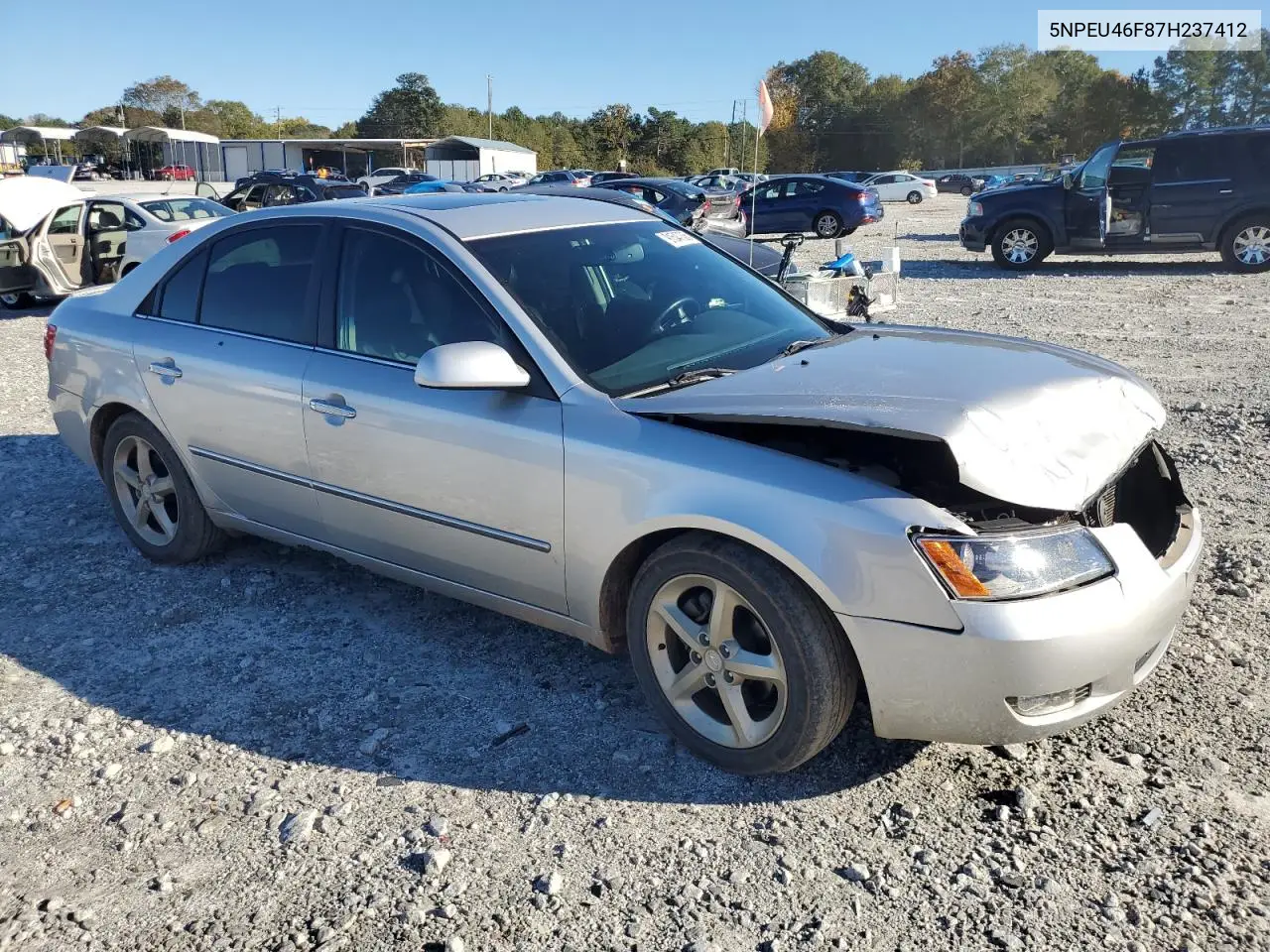 5NPEU46F87H237412 2007 Hyundai Sonata Se