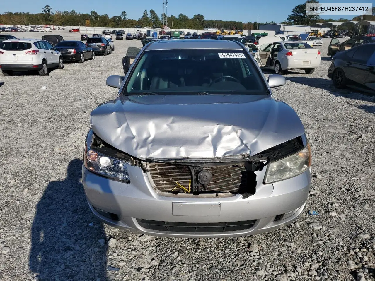 5NPEU46F87H237412 2007 Hyundai Sonata Se
