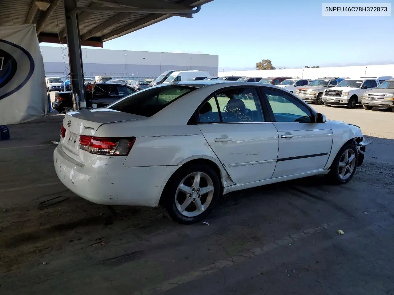 2008 Hyundai Sonata Se VIN: 5NPEU46C78H372873 Lot: 85970495