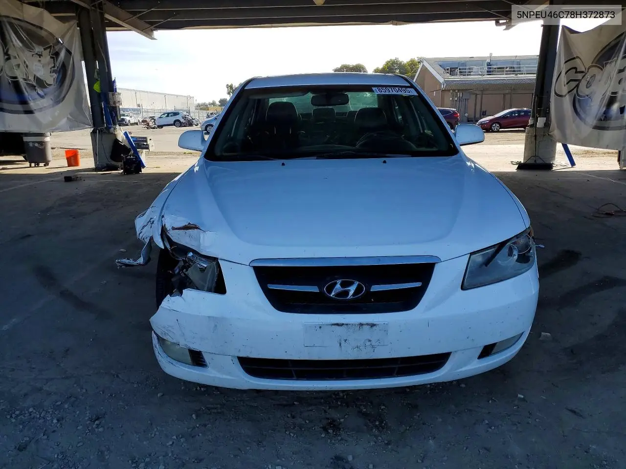2008 Hyundai Sonata Se VIN: 5NPEU46C78H372873 Lot: 85970495