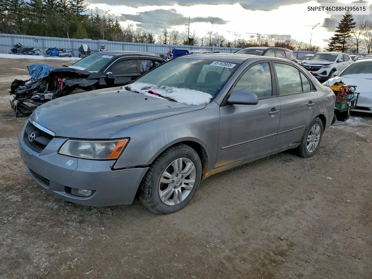 5NPET46C88H395615 2008 Hyundai Sonata Gls