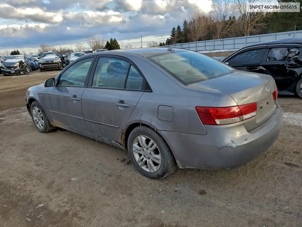 5NPET46C88H395615 2008 Hyundai Sonata Gls
