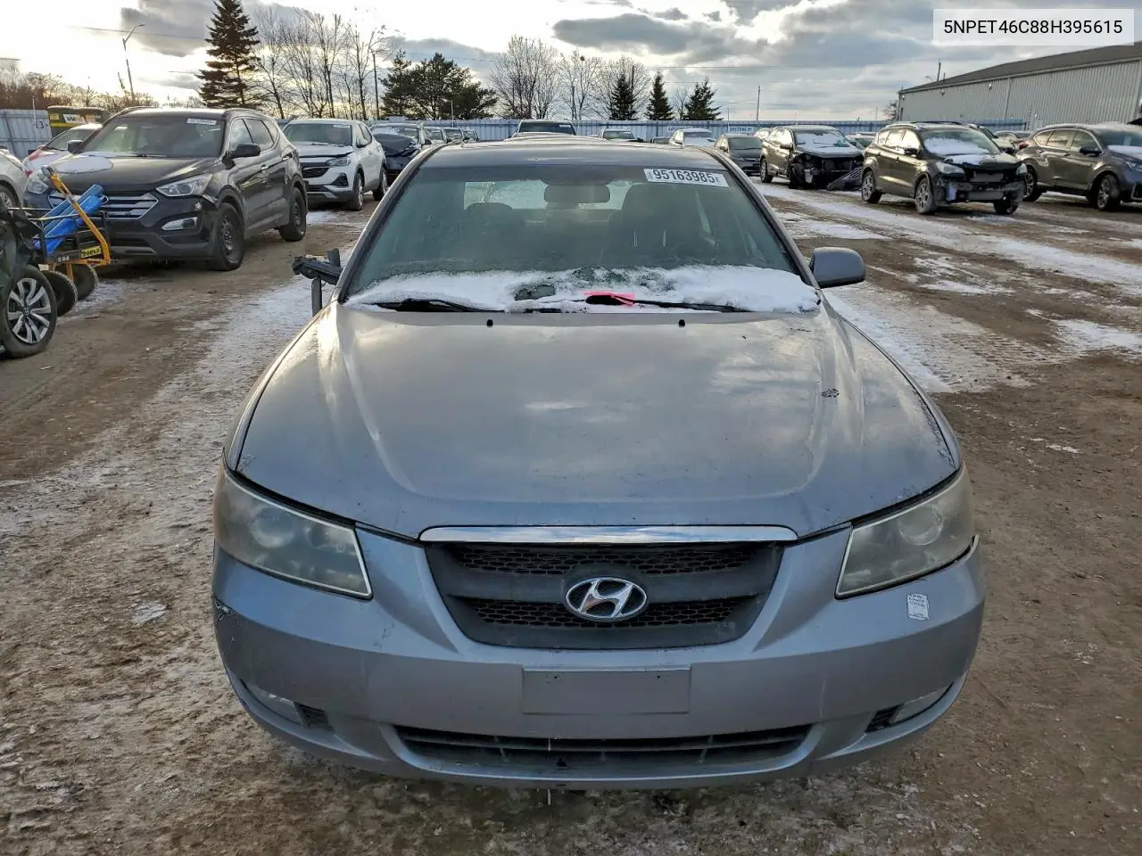 5NPET46C88H395615 2008 Hyundai Sonata Gls