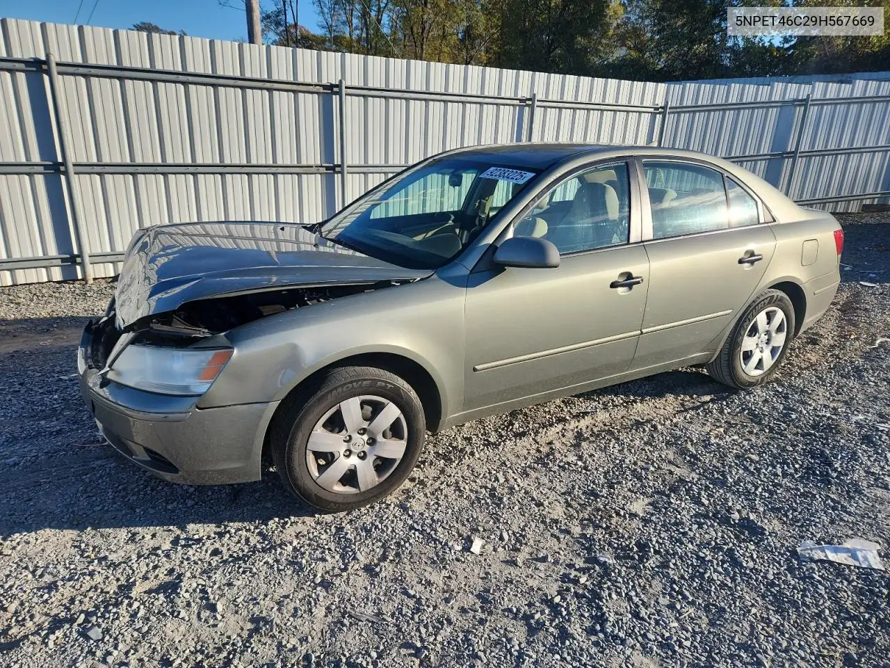 5NPET46C29H567669 2009 Hyundai Sonata Gls