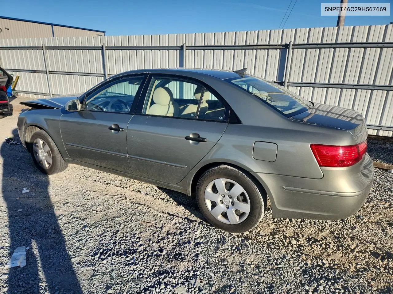 5NPET46C29H567669 2009 Hyundai Sonata Gls