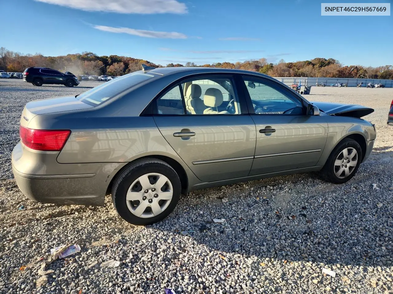 5NPET46C29H567669 2009 Hyundai Sonata Gls