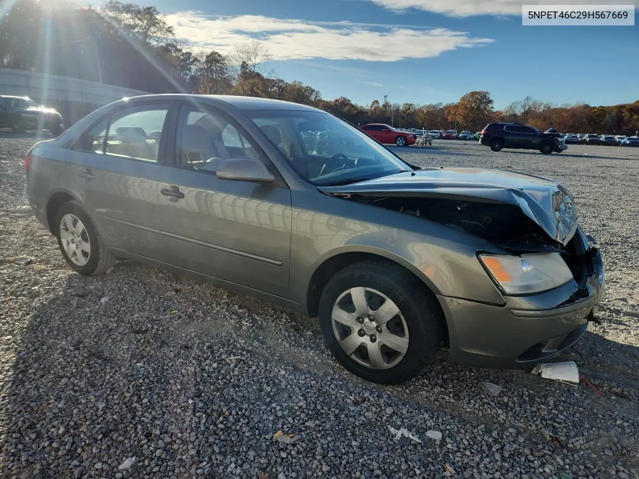 5NPET46C29H567669 2009 Hyundai Sonata Gls